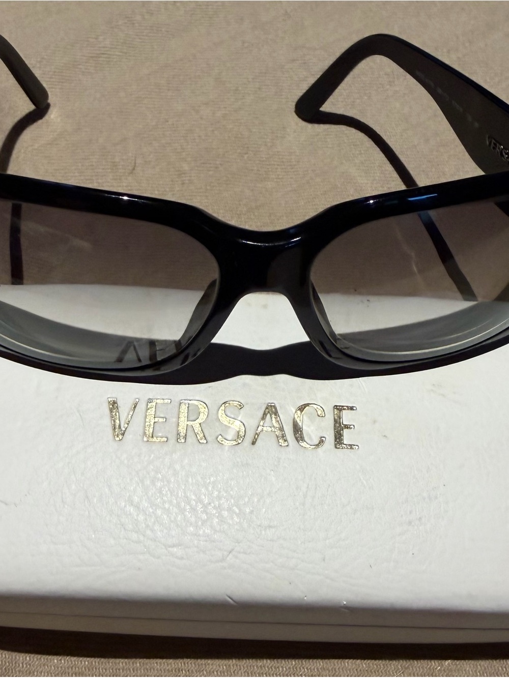 Versace Black Frame Sunglasses (frames only)